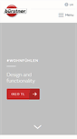 Mobile Screenshot of burstner.com