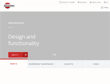 Tablet Screenshot of burstner.com